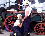 Pompiers en chaleur